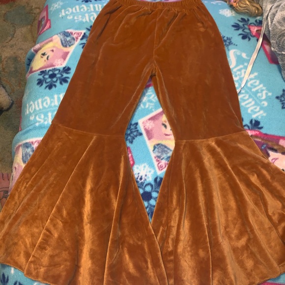 Flared velvet pants - Picture 2 of 2